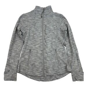 Lululemon Define Jacket Wee Are From Space Ice Grey Alpine White‎ Zip 8 W4ACYS